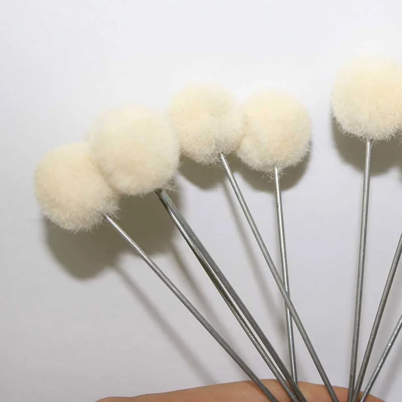 20 шт. кисточки для окрашивания кожи с металлической ручкой | Дом и сад