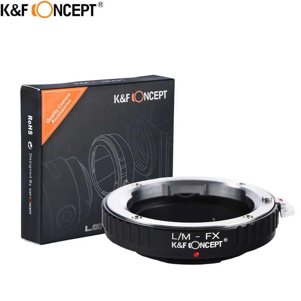 K & F CONCEPT кольцо адаптер объектива камеры для Leica M винт M9 Крепление Fujifilm X крепление
