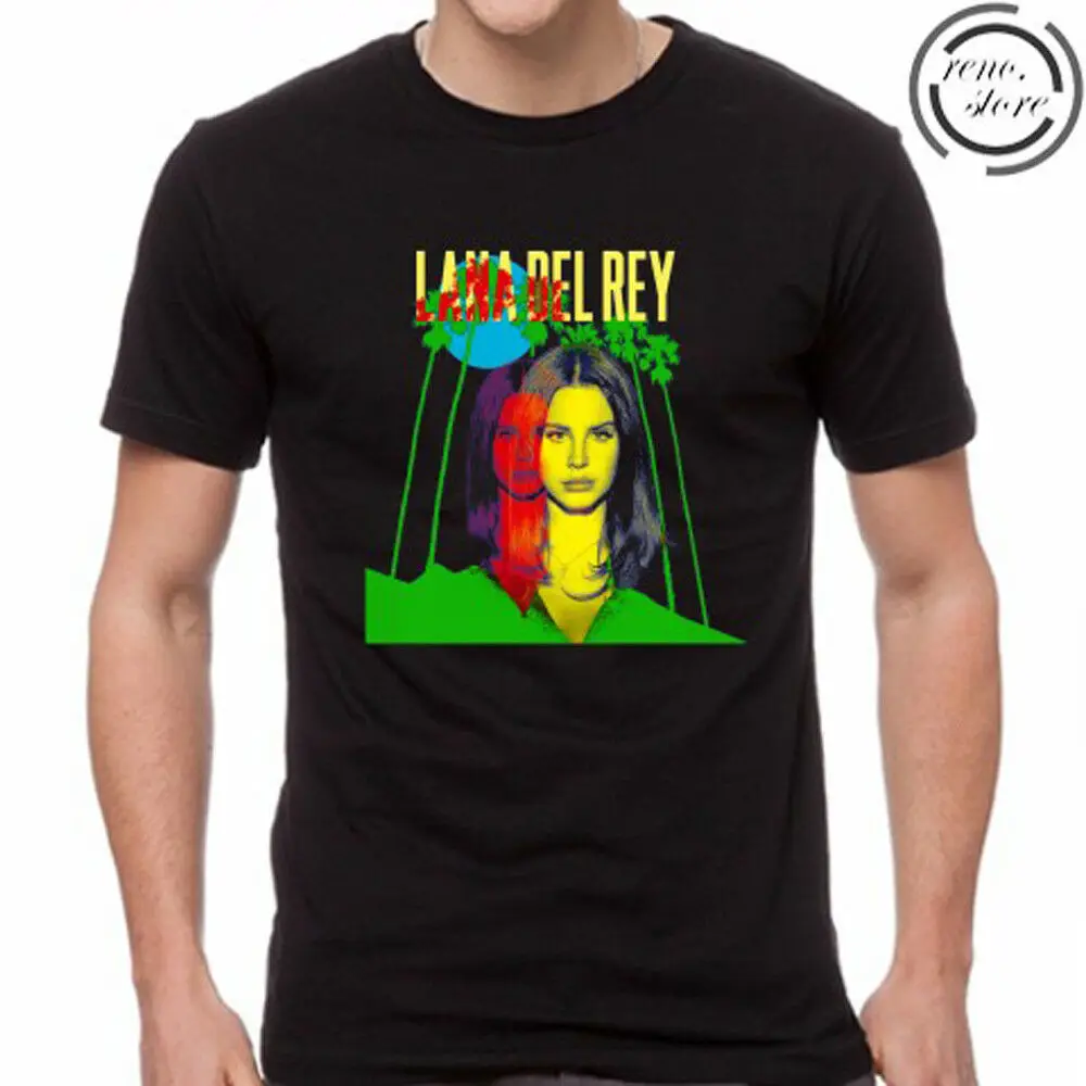 Lana Del Rey Tour 2018 известная певица Черная Футболка размер S M L XL 2XL 3XL модная футболка
