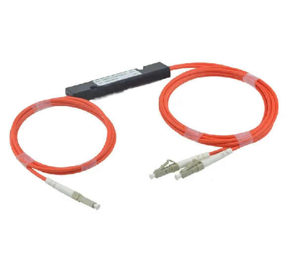 LC UPC MINI PLC 1X 2 Multimode волоконно оптический сплиттер 1x2 pc plc сплиттер/1x2 FBT 850nm