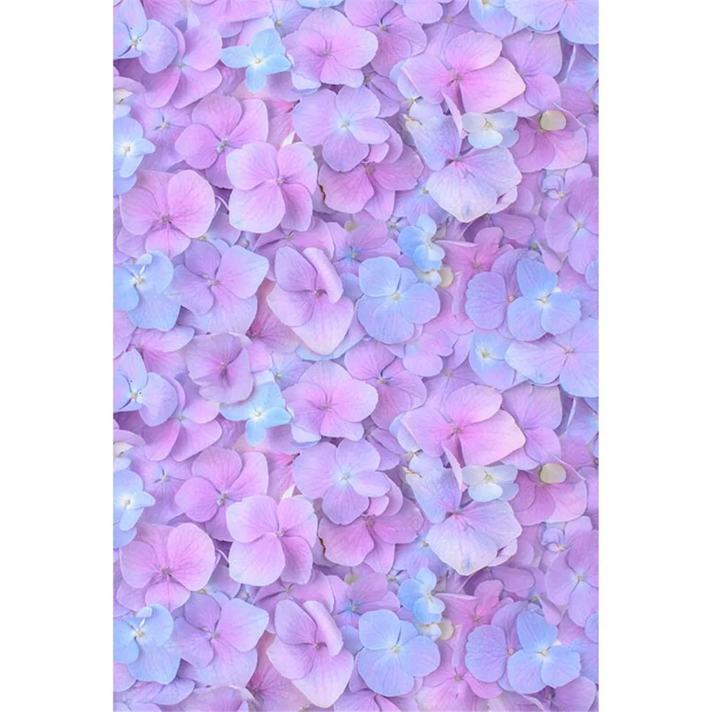

Pastel Blue and Lilac Color Four-leaf Clovers Backdrop for Photography Newborn Baby Shower Props Kids Girl's Floral Backgrounds