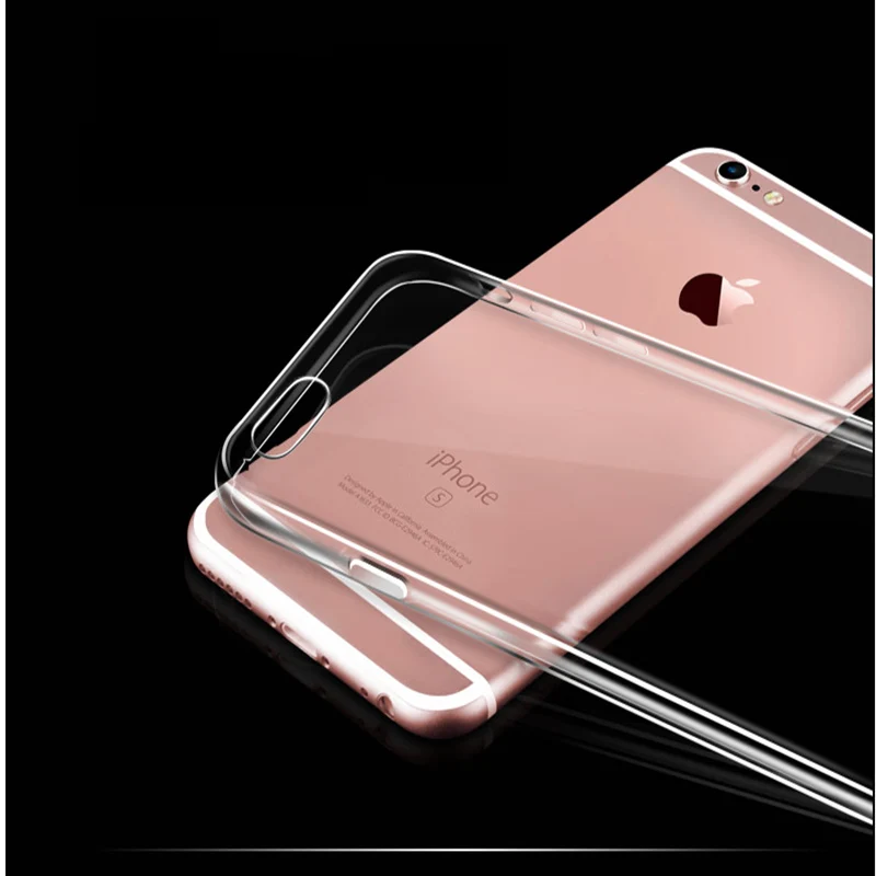 Чехлы для телефонов iPhone 6 6s 7 8 X мягкий прозрачный силиконовый чехол задняя крышка