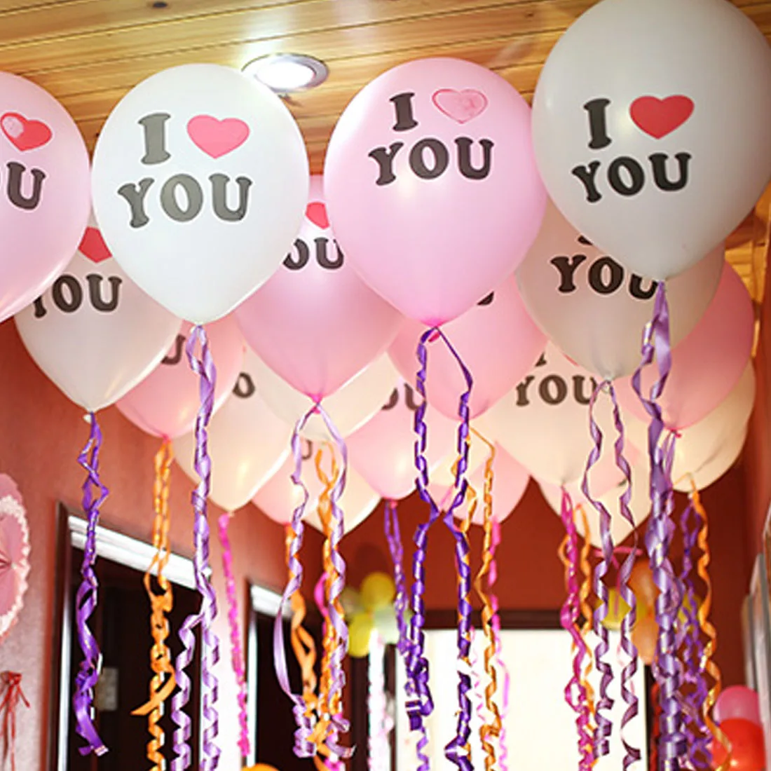 Хит продаж! 12-дюймовый латексный воздушный шар с жемчугом я люблю тебя