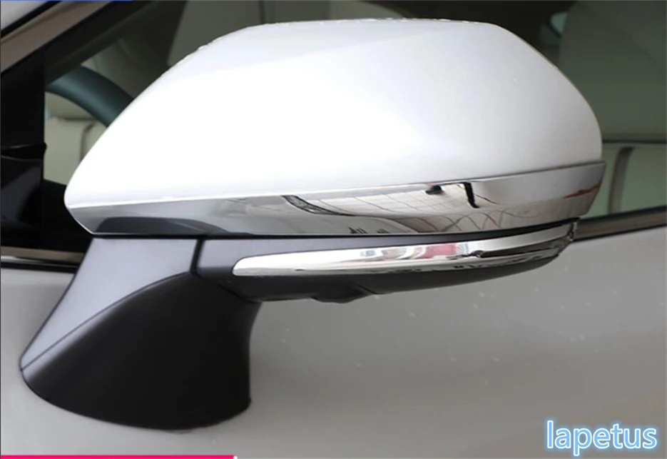 2 шт. хромированные полосы для зеркала заднего вида Toyota Camry 2018 2019 2020 2021