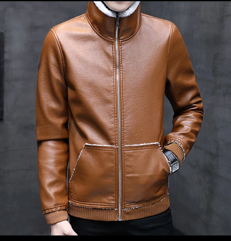 Новинка зимы увеличить вниз утолщение мужские Костюмы bomber Coat jaket Мужчины Мужской самосовершенствование из искусственной кожи Куртка с капюшоном