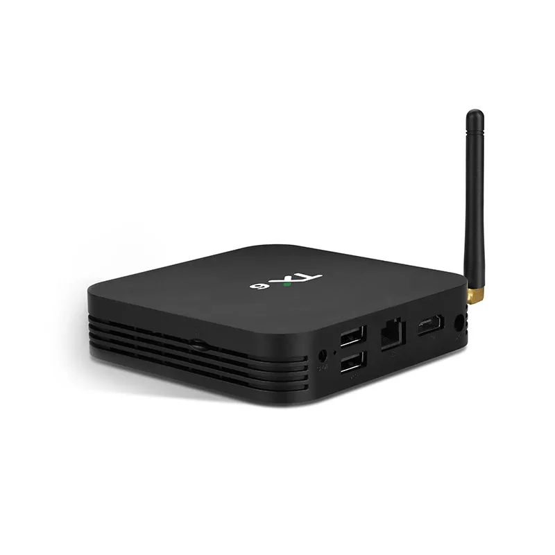 ТВ приставка TX6 Smart Android 9 0 4G 32G Allwinner H6 Четырехъядерный 4K HD H.265 медиаплеер 2 & 5G WIFI BT4.1