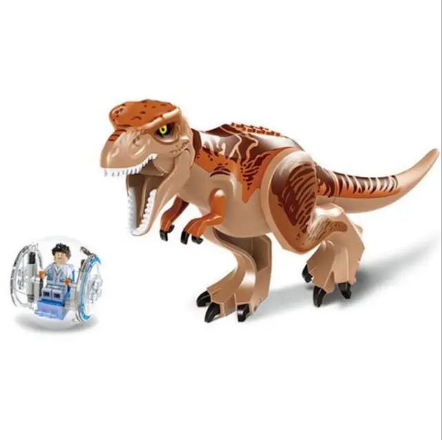2 шт. мир Юрского периода Indominus Rex T. Конструктор игрушки Динозавры фигурки