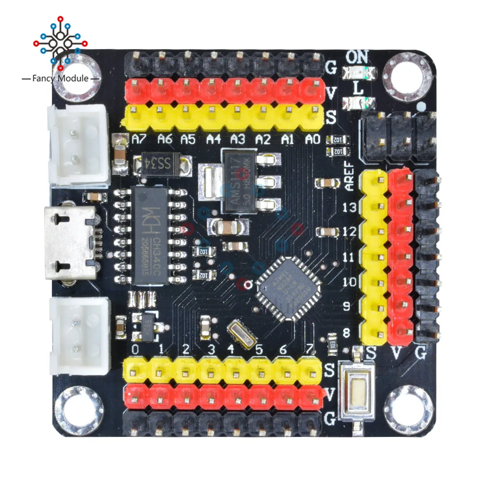 Спаянный расширительный модуль DM серии Strong CH340 ATMEGA328P NANO V3.0 заменяет FT232RL с