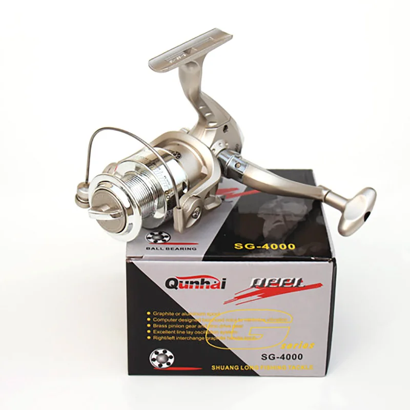Рыболовная катушка BlueSardine для спиннинга 4000 SG 6 шарикоподшипников|reel spinning|fishing
