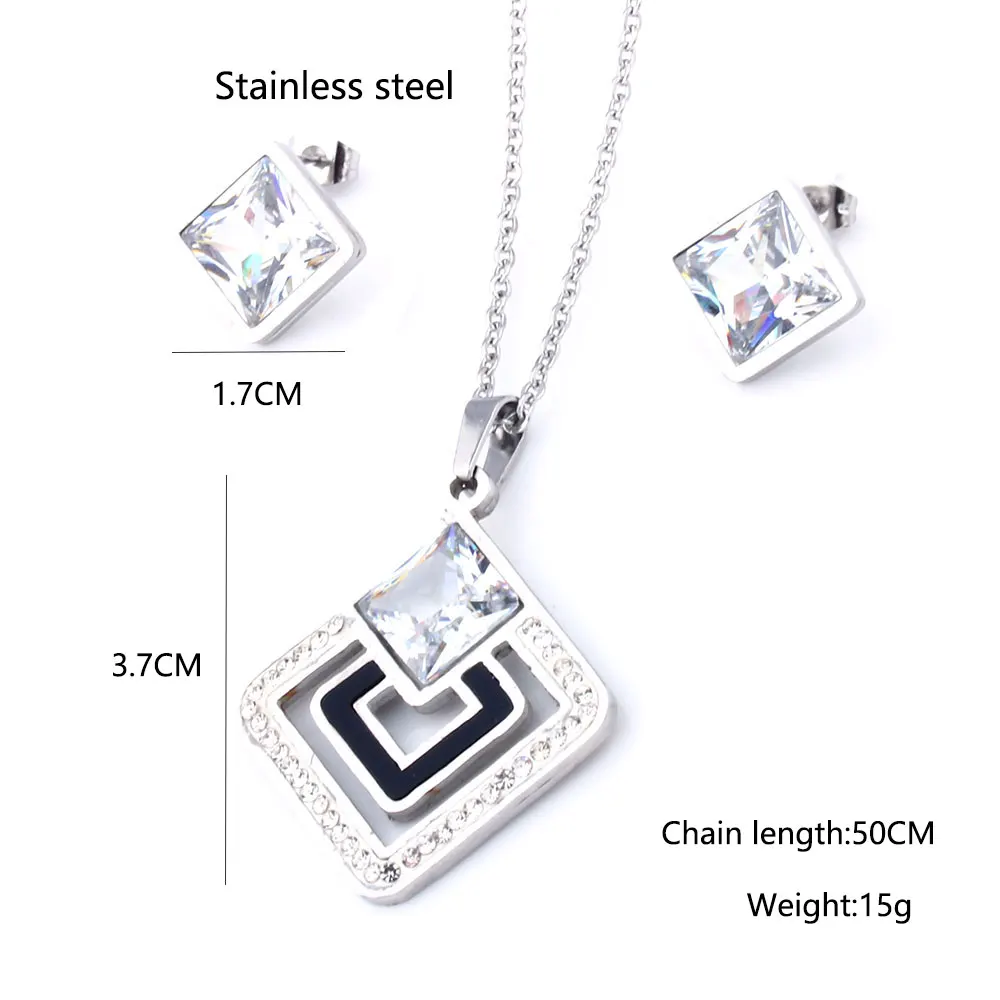 Ювелирные изделия OUFEI из нержавеющей стали Женские наборы ожерелье ракушек и