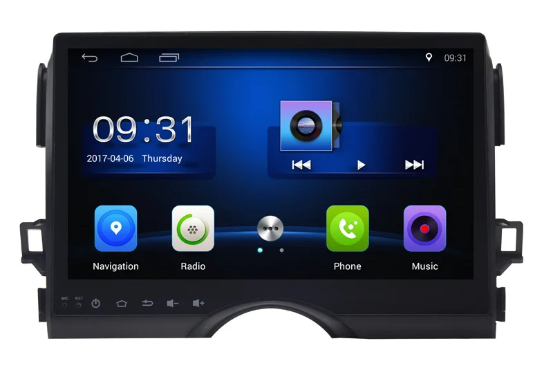 10 1 &quot2 + 32G Android 7 0 Автомобильный мультимедийный плеер GPS для Toyota Reiz Mark x 2010 2018 аудио