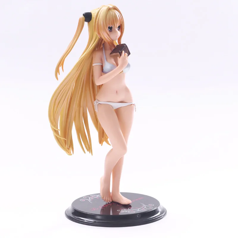 Аниме Alter To Love Ru Золотой Темный белый купальник версия ПВХ фигурка коллекционный