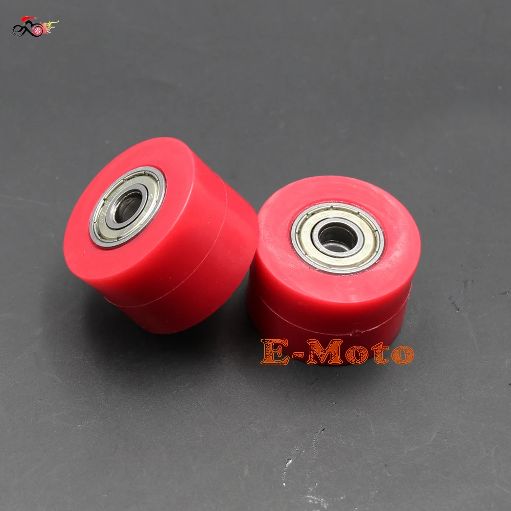 

Red 8mm Chain натяжитель ролика, направляющая колеса для CRF YZF RMZ KLX
