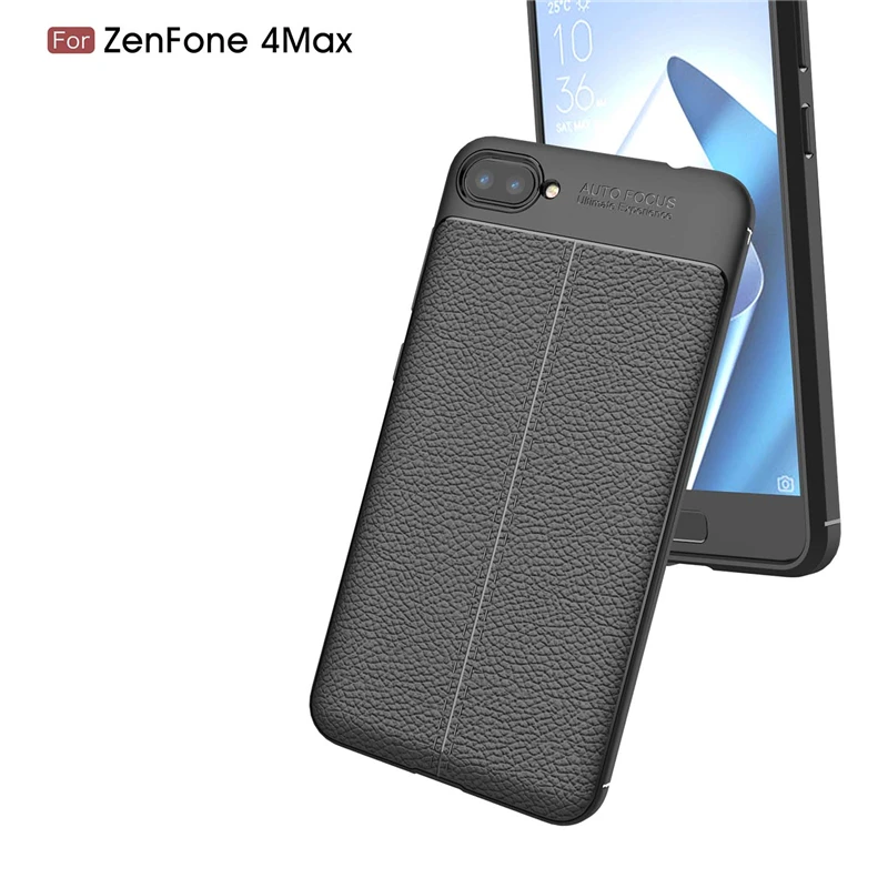 Чехол с зернистой текстурой силиконовый чехол для Asus Zenfone 4 Max ZC520KL (5 2 дюймов)