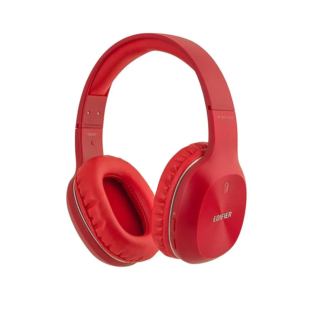 EDIFIER W800BT стерео Bluetooth гарнитура беспроводная Bluetooth гарнитура Музыкальный компьютер шумоподавление HIFI гарнитура вызов - Цвет: RED