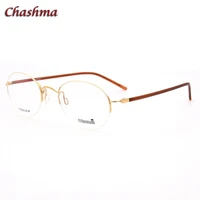 women small circle titanium prescription glasses frame designer gold light eyewear vintage round frame for men spectacles gafas