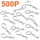 Оптовая продажа 500 шт.лот R зажимы для корпуса болты для 1: 10th 112th 116 RC автомобиля оболочки части хобби