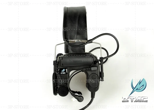 Z TAC 038 наушники U тактические шумоподавляющие walkie talkie гарнитура OPS черный/песочный