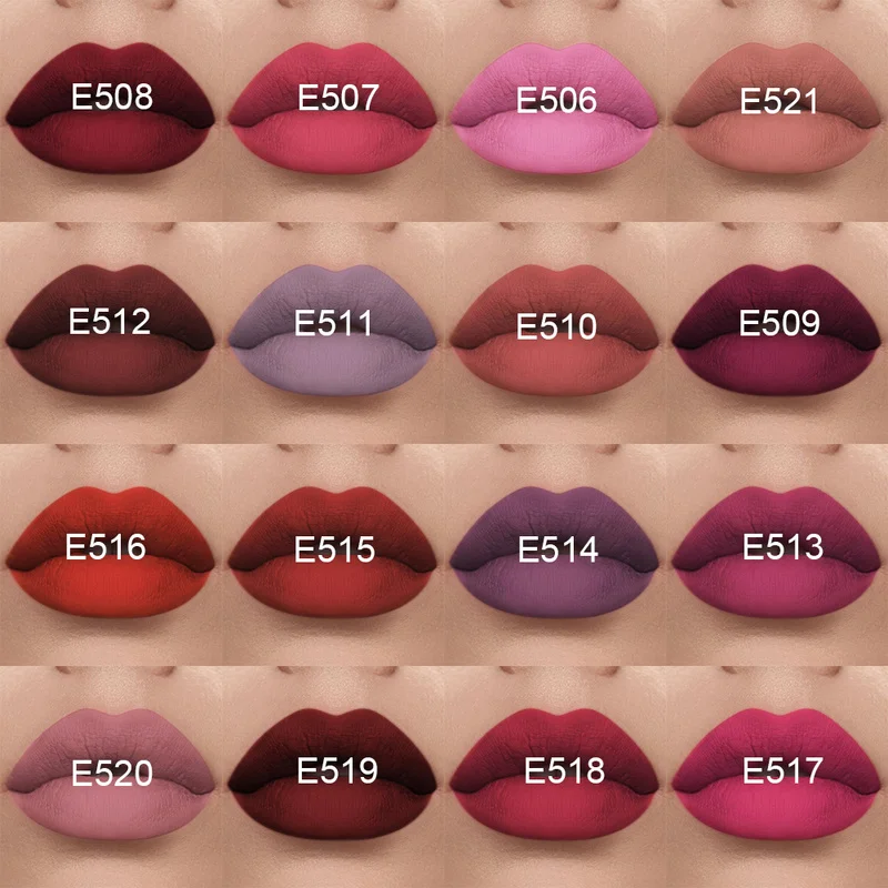 16 Цвета Длительное Действие блеск для губ матового оттенка матовый полнее губная