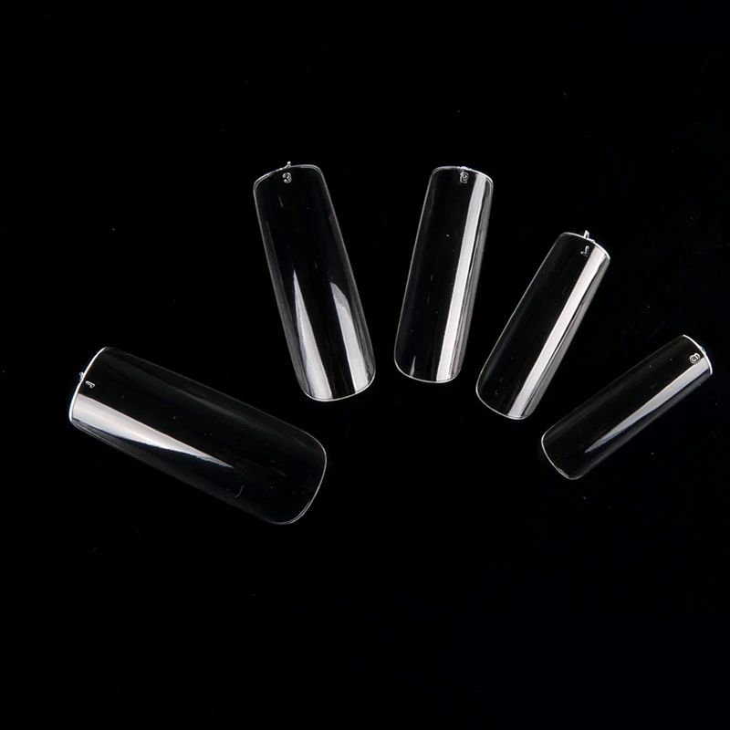 10 упаковок квадратных накладных ногтей 500 шт. Длинные накладные ногти с полным