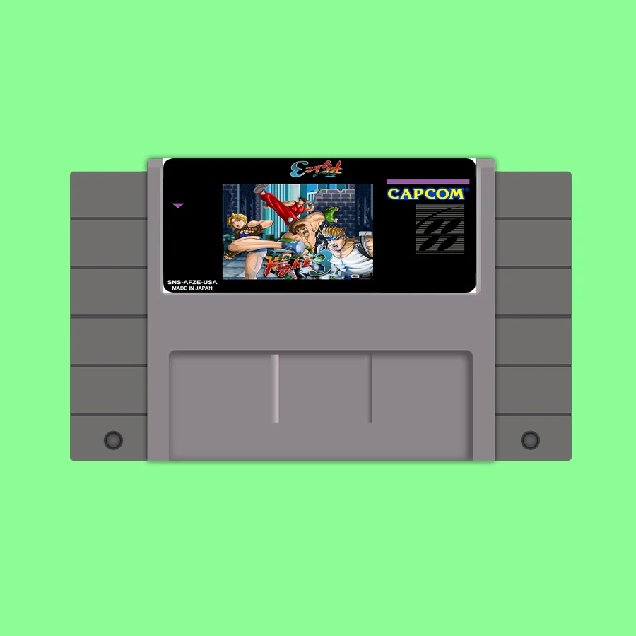 Новое поступление 16 битные карточки для Супер игры Final Fight 3 - Цвет: Label 2