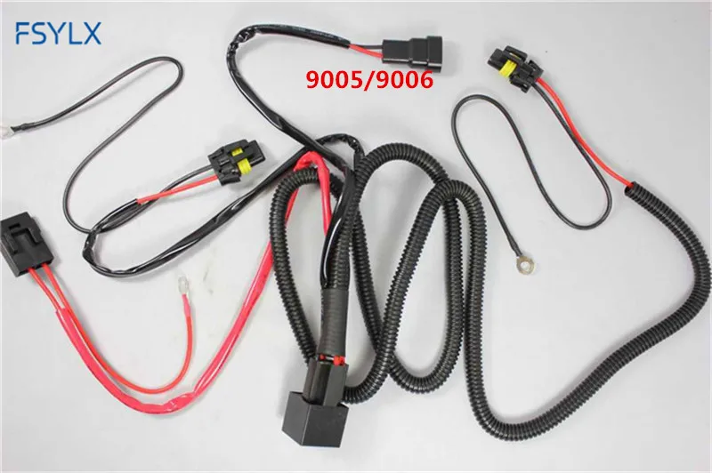 FSYLX 35 Вт 55 9006 9005 H11 H7 H3 Xenon релейный жгут HID головной светильник противотуманный