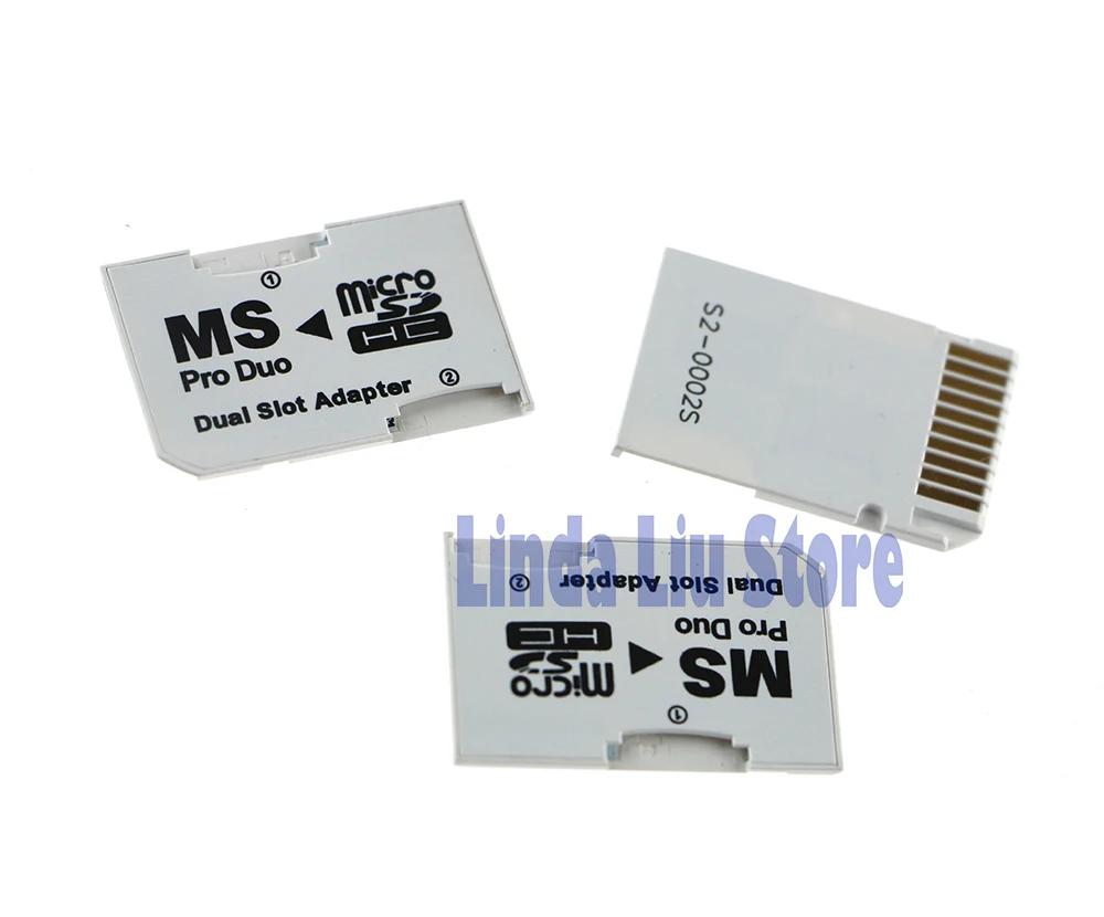Chengdianwan 30 шт./лот двойной слот Micro SD TF для MS Memory Stick Pro Duo адаптер PSP1000 2000 3000 psp 1000 3000|tf
