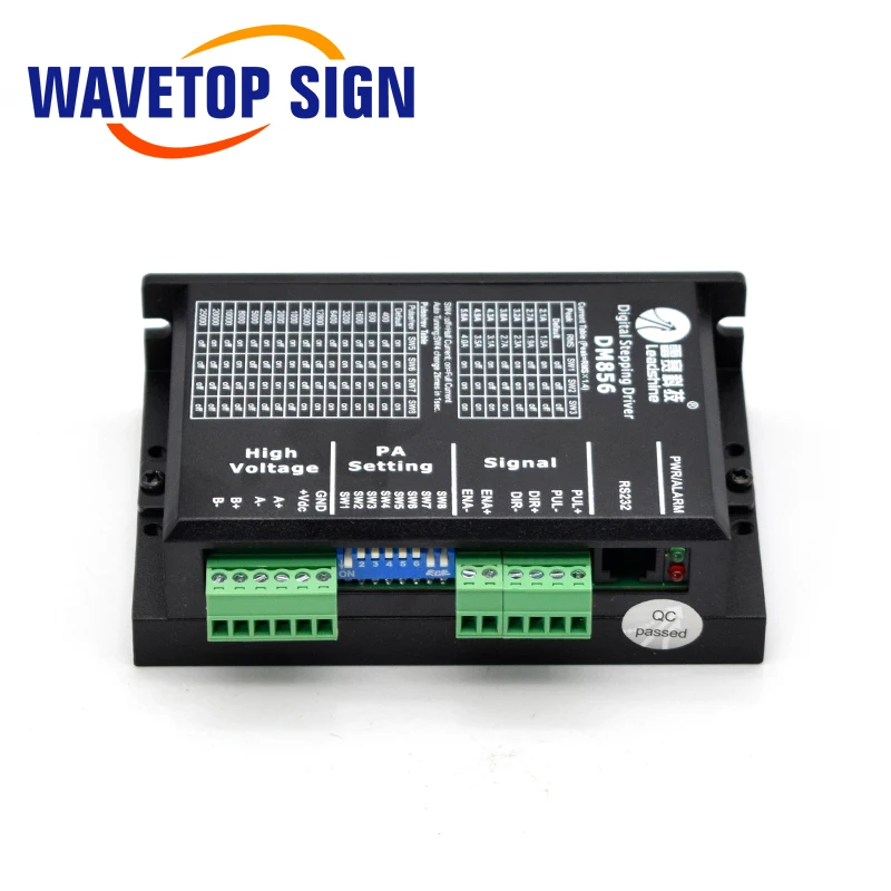 Драйвер шагового двигателя Leadshine DM856 2-фазный 20-80VDC 1-5.6A для фрезерного станка с ЧПУ