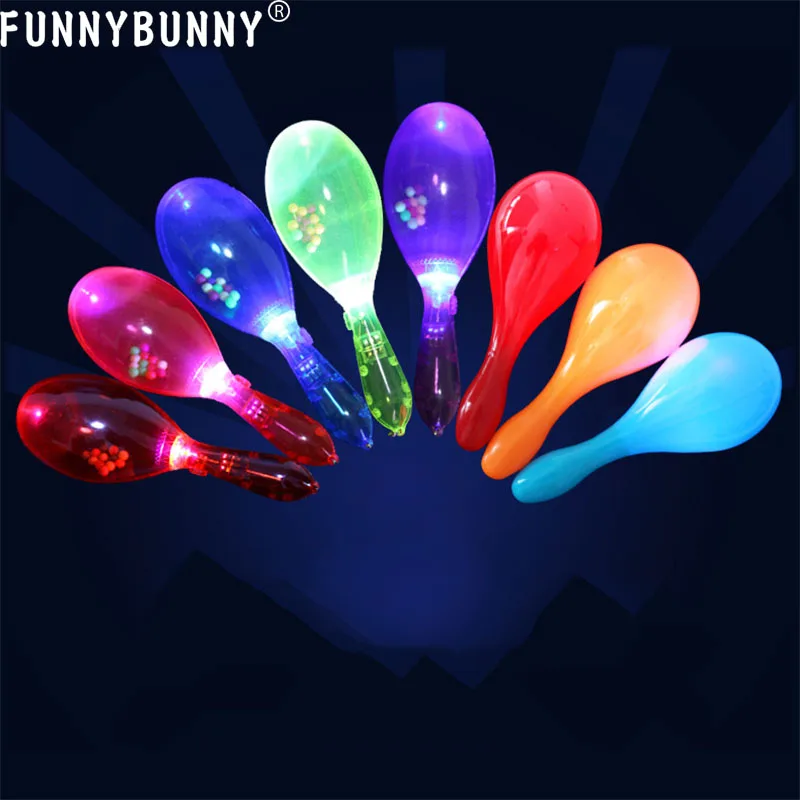 FUNNYBUNNY мигающий песочный молоток игрушка опт тряска детская погремушка шар