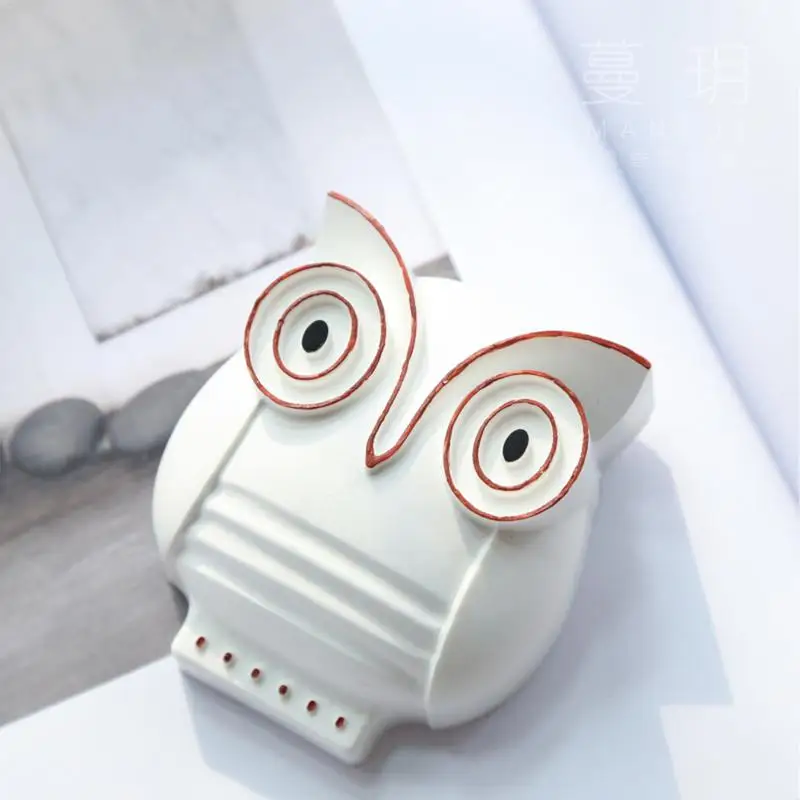 DIY Perfume Mold Aromatherapy Wax 6 Cartoon Silicone Cute Animal Owl Shape Porous Handmade Soap Bold Baking | Дом и сад