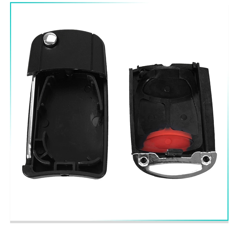 Dandkey 4 кнопки дистанционного флип складной ключ оболочки чехол для Chrysler Sebring nicfica Dodge Avenger Nitro Jeep Wrangler Liberty