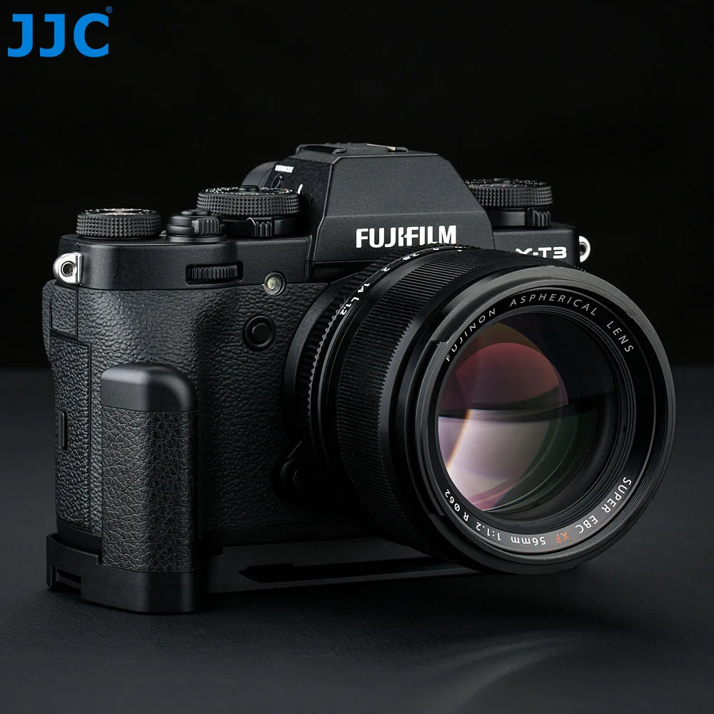 JJC Камера Quick Release Plate L кронштейн держатель рукоятка для ЖК-дисплея с подсветкой Fujifilm X-T3 X-T2 XT2 XT3 Камера s заменяет Fuji MHG-XT3 MHG-XT2