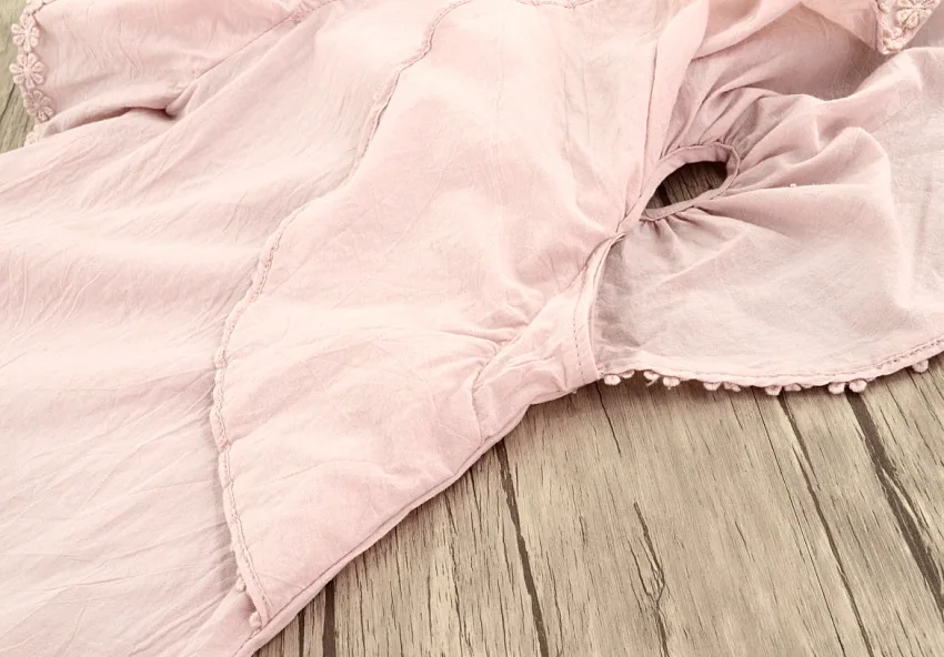 Блузка для девочек хлопковая белая летняя с кружевом 2017 | Мать и ребенок