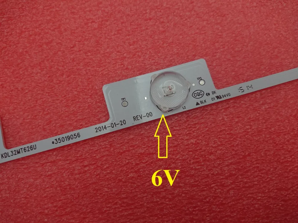 Новинка 100 шт. (50 * 3LED 6 в + 50 4LED в) светодиодная подсветка для KDL32MT626U 35019055