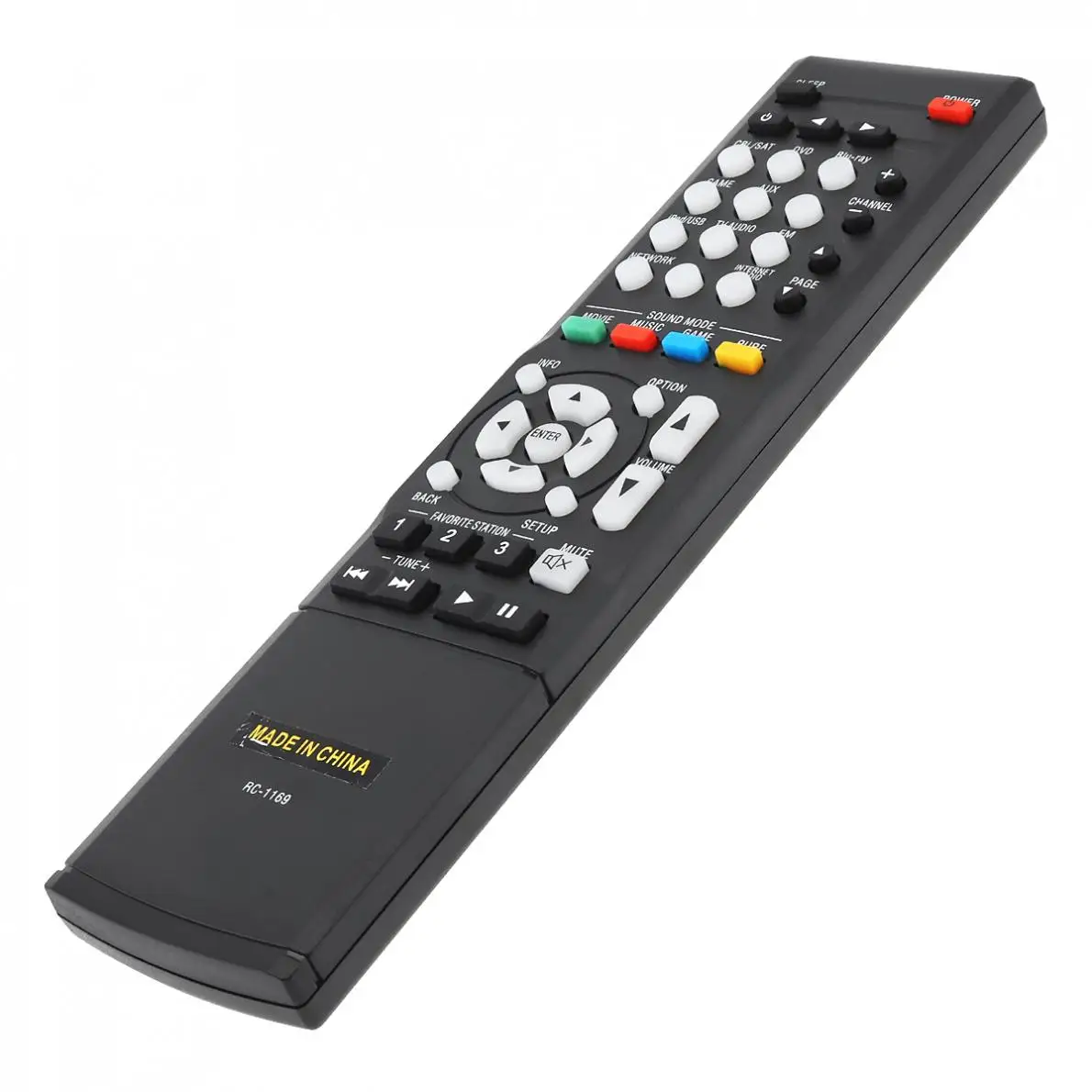 AV Приемник длинный пульт дистанционного управления подходит для DENON RC-1181/RC-1168/AVR-1513