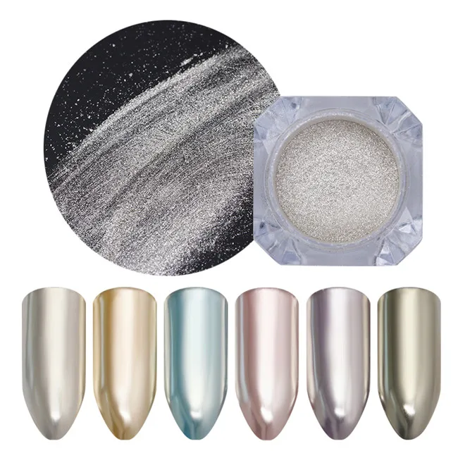 Color 11 Born pretty, хамелеон, зеркальная Порошковая голографическая Серебристая Золотая блестящая Пыль для дизайна ногтей, пигмент для погружения ногтей, УФ-гель для ногтей - Цвет: Color 11