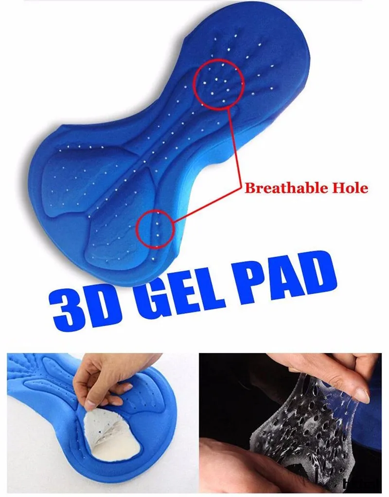 Черные зимние велосипедные штаны Велоспорт гелиевая Подушка длинные Culotte Ciclismo