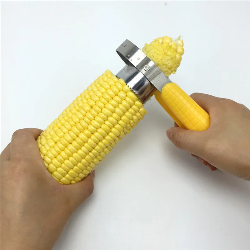 Кухня Кукуруза Cob резак для стриптиза Овощечистка молотилка лезвие из