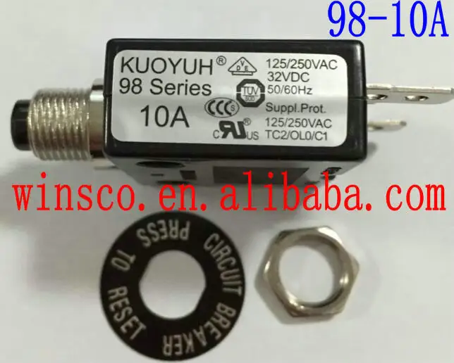 100% новый KUOYUH 10A автоматический выключатель 98 серии 10A|10a circuit breaker|circuit breakercircuit breaker