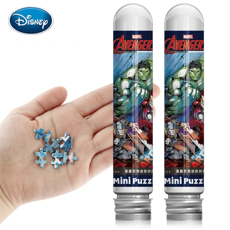 Модный Плоский Мини пазл мстители Disney 150 штук|Пазлы| |