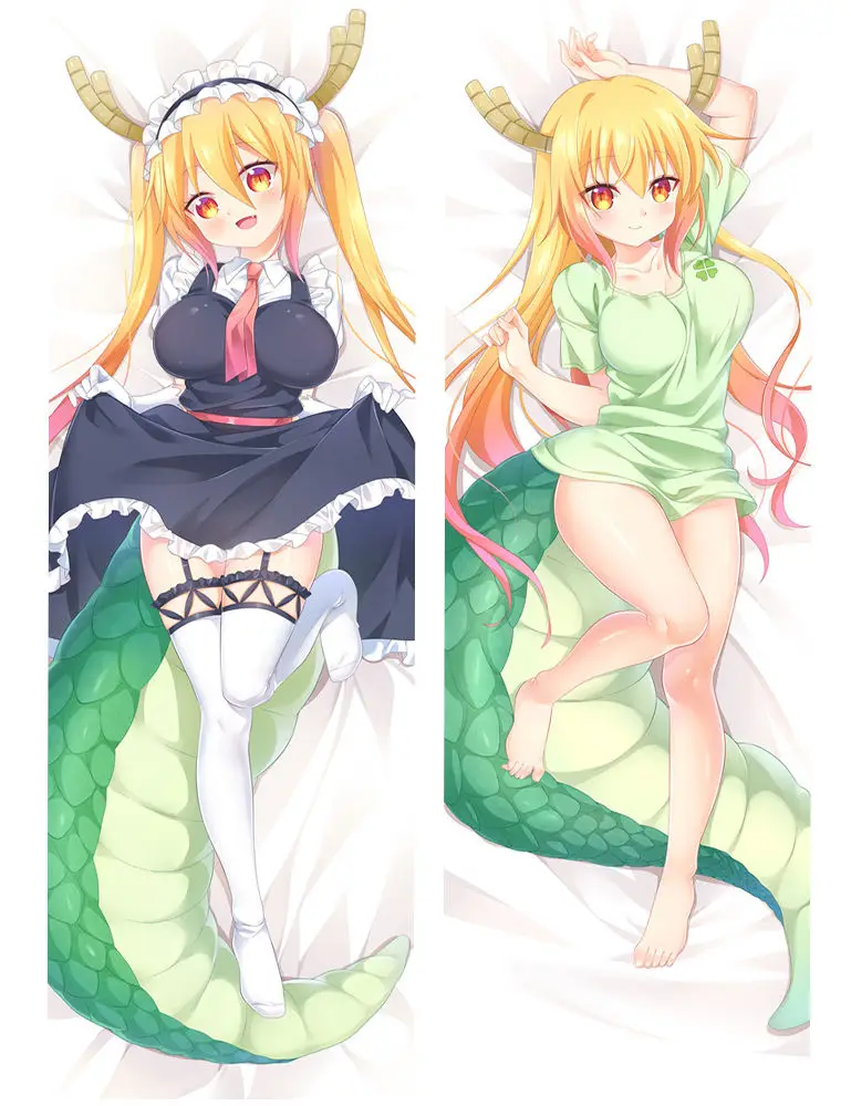 2018 August Anime Miss Kobayashi's Dragon Maid Tohru Kobayashi sexy girl Подушка Dakimakura чехол обнимающая