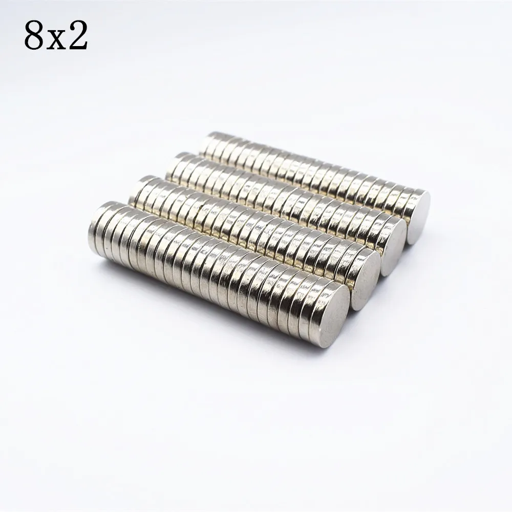 

200pcs Neodymium magnet Rare Earth small Strong Round permanent fridge Electromagnet NdFeB nickle magnetic DISC
