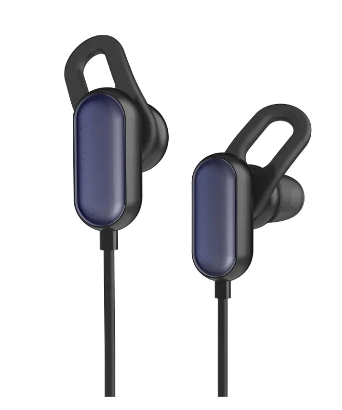 Xiaomi mi спортивные Bluetooth наушники Xiao mi беспроводные гарнитуры Голосовое управление Bluetooth 4,1 шумоподавление IPX4 Водонепроницаемость - Цвет: Black