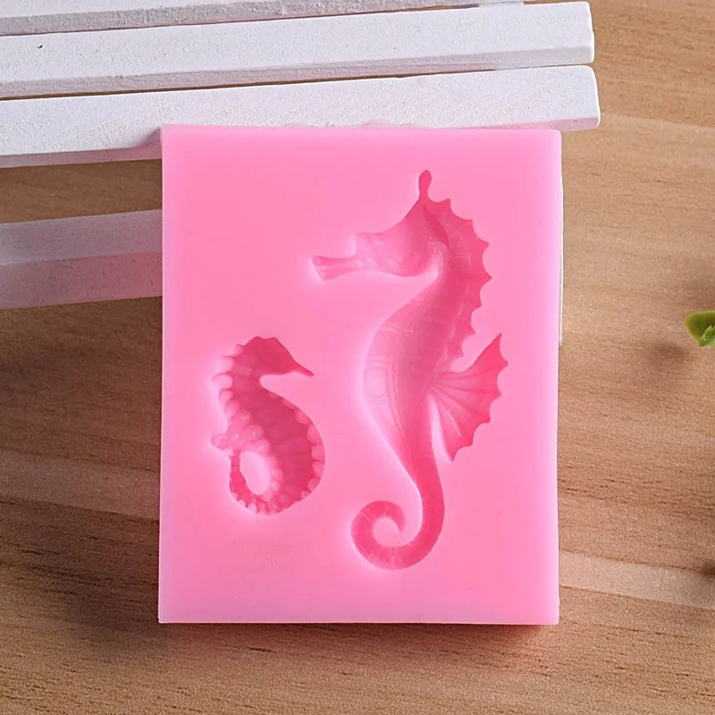 Sea Horse силиконовые формы для мастики сахарные украшения Кондитерские торта