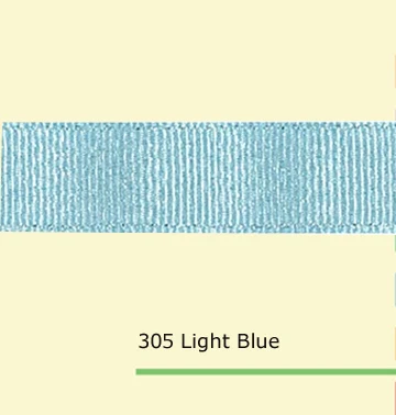 

1-1/2" inch (38mm) Silver Sparkle Light Blue Grosgrain Ribbons