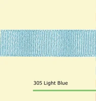 1 12 inch 38mm silver sparkle light blue grosgrain ribbons