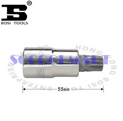1Pcs 55mm Long 1/2 -inch Drive M10 Steel Dodecagon Screwdriver Bit Socket