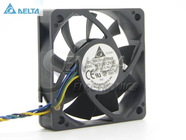 Для delta AFB0612VHC PWM термостат шариковый вентилятор 6 см 60*60*15 мм Компьютерный