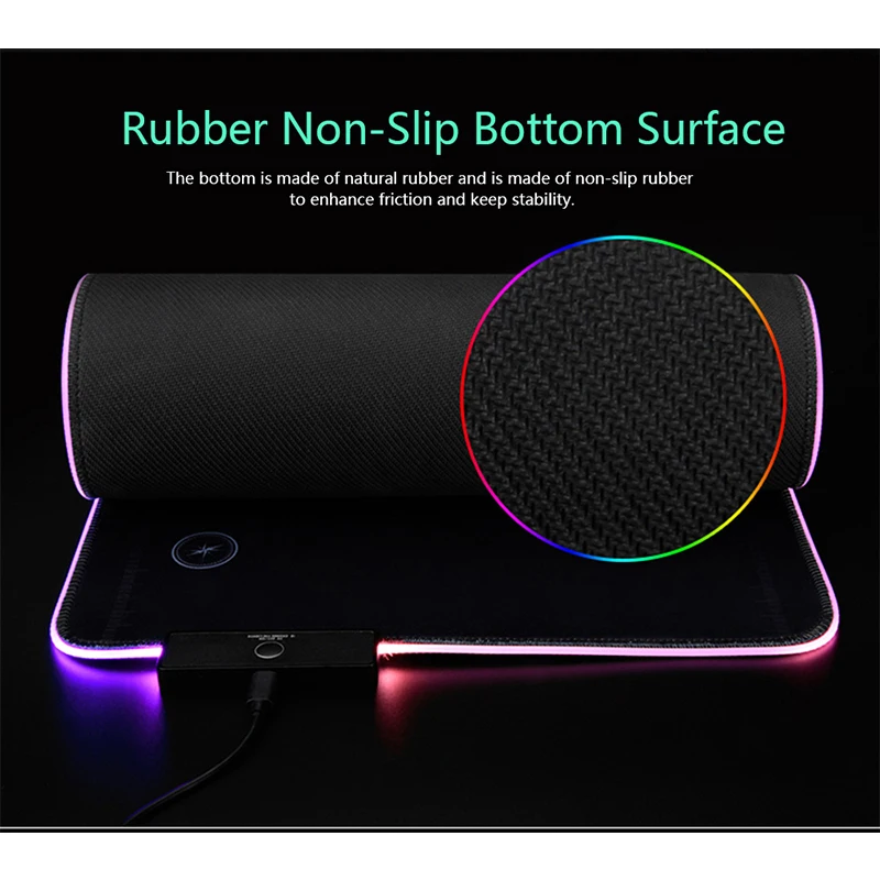 Ajazz AJPADs коврик для мыши RGB мышка с подсветкой 12 световых эффектов