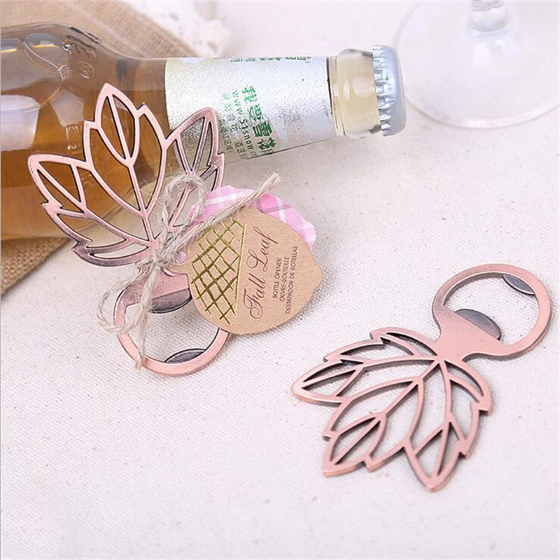 10Pcs Casamento Maple Leaf Beer Opener Wedding Favors Gifts For Guests Souvenirs Event &amp Party Decoration Supplies | Дом и сад